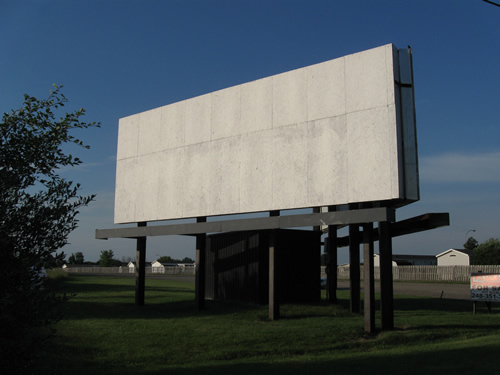 Miracle Twin Drive-In Theatre - Fading Fast June 2012 (newer photo)